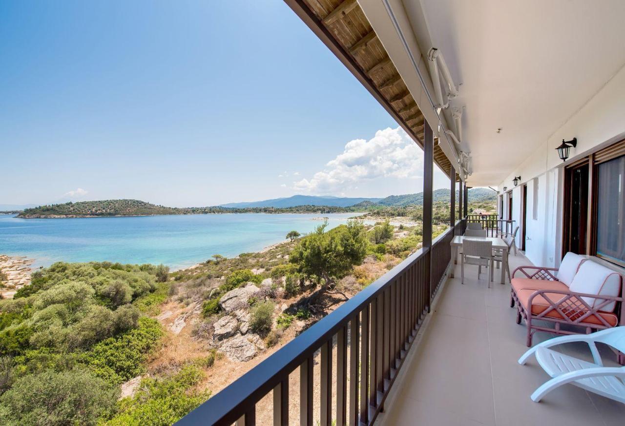 Nereus & Oceanus Beachfront Apartments, Lagonisi Beach #Feelslikehome Ormos Panagias Exterior photo
